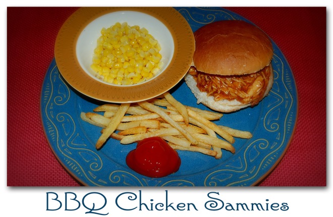 BBQ Chicken Sammies with Dishin' with Dixie