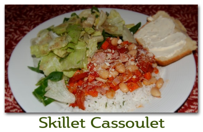 Skillet Cassoulet with Dishin' with Dixie