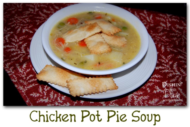 Chicken Pot Pie Soup from Dishin with Dixie