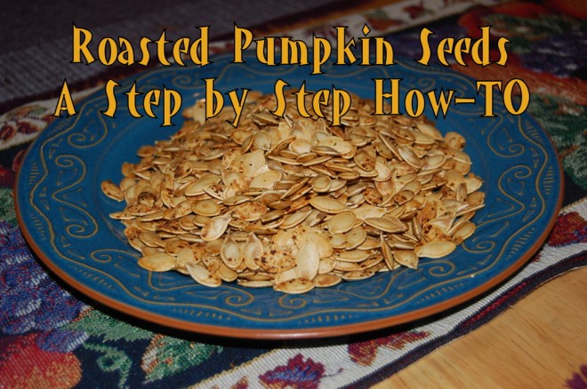 Roasted Pumpkin Seeds by Dishin With Dixie